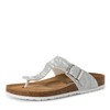 Tamaris Women's Flat Mules, Silver Struct