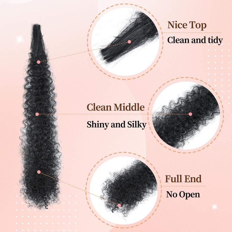 Springy Afro Kinky Curly Twist Crochet Hair Pre-Separated for Cuban