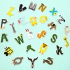 36 Pcs Embroidered Letter Patches and Number Patches,Iron on Patches