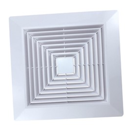 Milageto Bathroom Exhaust Fan Grille Air Conditioner Air Outlet Bathroom Ceiling Fan Grille Cover, 24.5cm