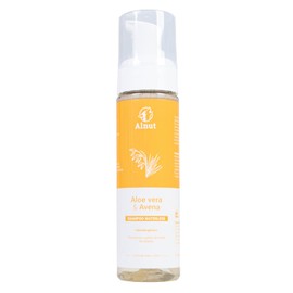 Shampoo en Seco para Perros y Cachorros - Sin Sulfatos ni Parabenos - Espuma de Baño, 230 ml (Áloe Vera y Avena)