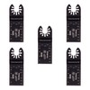 TRADEMATE Multitool Blades 5 Pack Japanese Steel Blade - Universal
