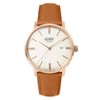 Henry London HL40-S-0358-TAN Regency Suede Men's Watch, Brown