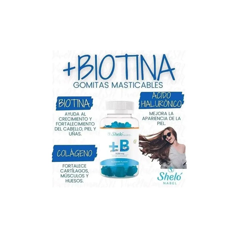 Kit Shampoo Cola De Caballo + Biotinas Cabello Largo &