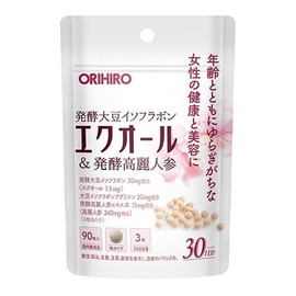 Orihiro Equole & Fermented Ginseng 30 Tablets x 2 Pack Set