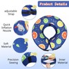 Wsetyy Inflatable Dog Collar for After Surgery, Soft Dog Donut