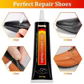 Shoe Glue Sole Repair, Transparent Shoe Adhesive, Shoe Repair Glue for Repairing Shoes, Boots, Leather, etc. (60g, 1pack)