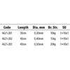 Spro Matt Black Leader 1x1 Titanium - Spinning Leader for