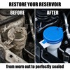QEXUJOW Fuel Cap, 3 Pack Windscreen Washer Fluid Reservoir Caps,