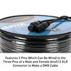 Accu Cable AC3CDMX300, DMX Stage Light Cable, 3 Pin DMX