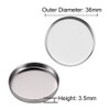 20 Pieces Empty Round Metal Tin Palette Pans Round Metal
