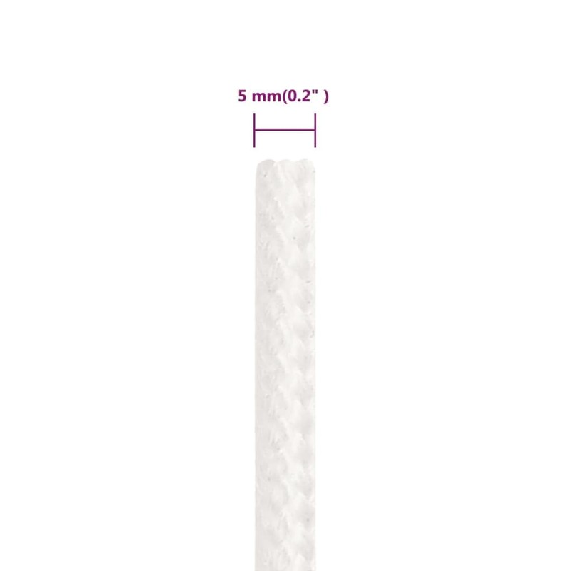 vidaXL Boat Rope Anchor Line Mooring Rope Polypropylene Rope Braided