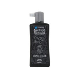 Yasutomo Chinese Ink Traditional Ultra Black 180 ml (6 oz)