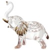 Gatuida Crystal Elephant Figurine Elegant Desktop Decor Craftsmanship Crystal Material