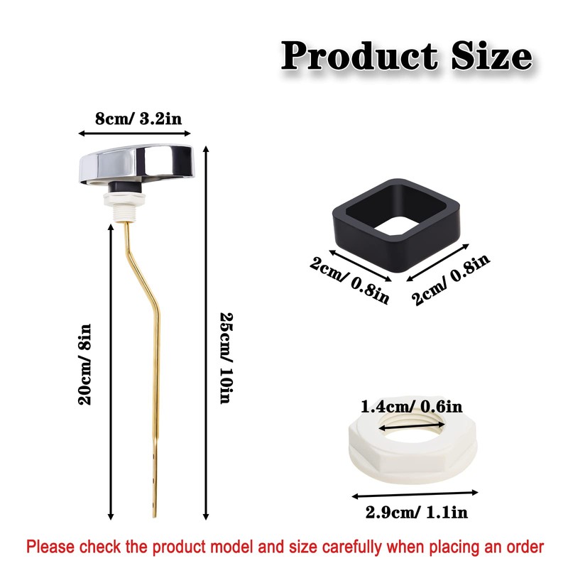 THU068#CP Toilet Trip Lever Compatible with TOTO St406 St707 St454E
