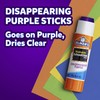 Elmer's Disappearing Purple School Glue Sticks, Washable, 6 Grams, 6