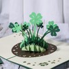 Pop-Up Card Lucky Clover, Good Luck 3D Greeting Cards, Get