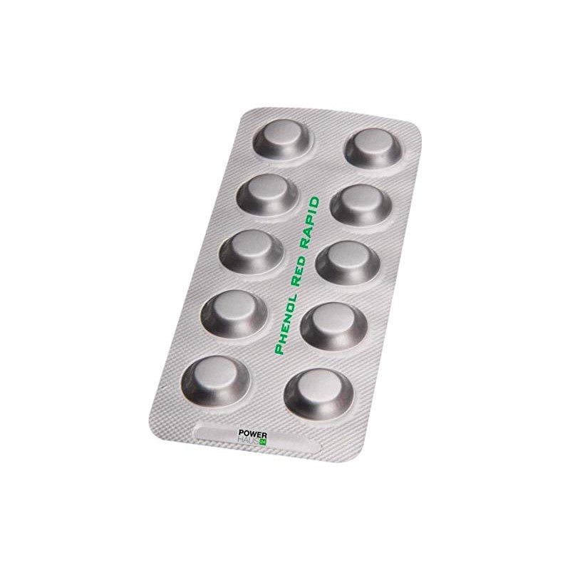 Rapid Phenol Red Test Tablets for pH Value Determination Pack