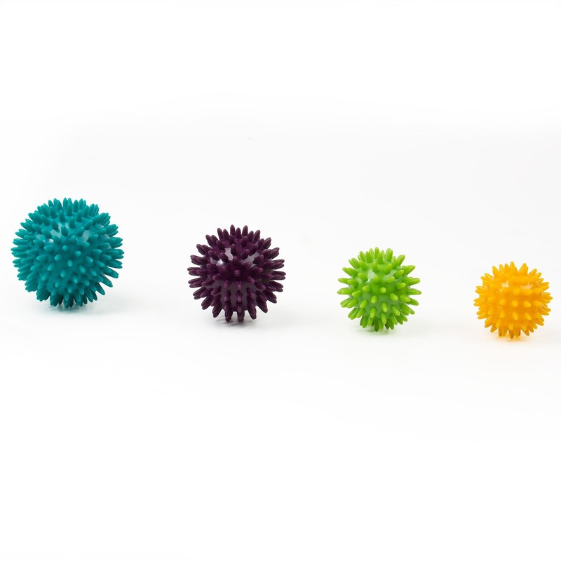 Nub Ball, Hedgehog Ball with 7 cm Diameter (Aubergine) Massage
