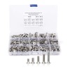 260Pcs M4 M5 M6 Hex Socket Countersunk Machine Screws,Nuts and
