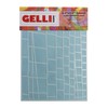 Gelli Arts Ladder Stencil, Plastic, White, 22.7 x 15.2 x