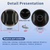 Reyhoar Upgraded 2Pcs S99360232 Range Hood Knob, S600348 Vent Hood