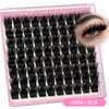 zanlufly Lash Clusters KIt D Curly Lash Extension Kit Volume