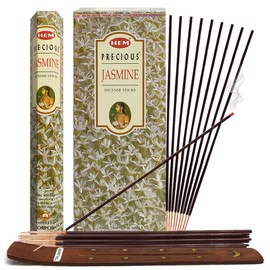 Precious Jasmine Incense Sticks And Incense Stick Holder Bundle Insence Insense Hem Incense Sticks