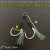 TackleTime Assist Hooks, Double Set, Metal Jig, Jig, Lure, Hooks,
