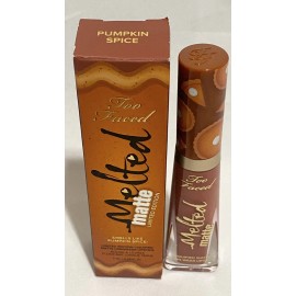 Too Faced Melted Matte Liquified Lipstick PUMKIN SPICE Full Size 7ml / 0.23oz