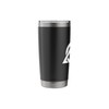 Therian symbol Quadrobics sport sign white Stainless Steel Insulated Tumbler