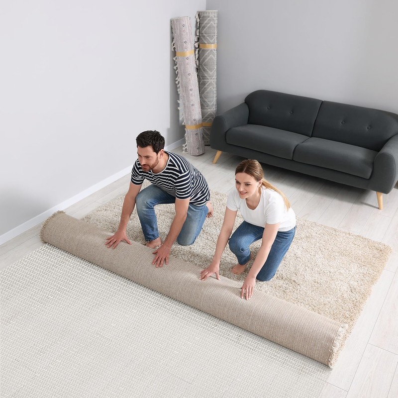 DingGreat Non-slip carpet underlay, 1.2 x 2 m, extra thick