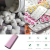 Every Day Pill Box Organiser Portable Tablet Box （Pink）,1 Day