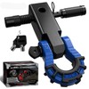 AUTMATCH Shackle Hitch Receiver 2" with 3/4" Mega D Ring
