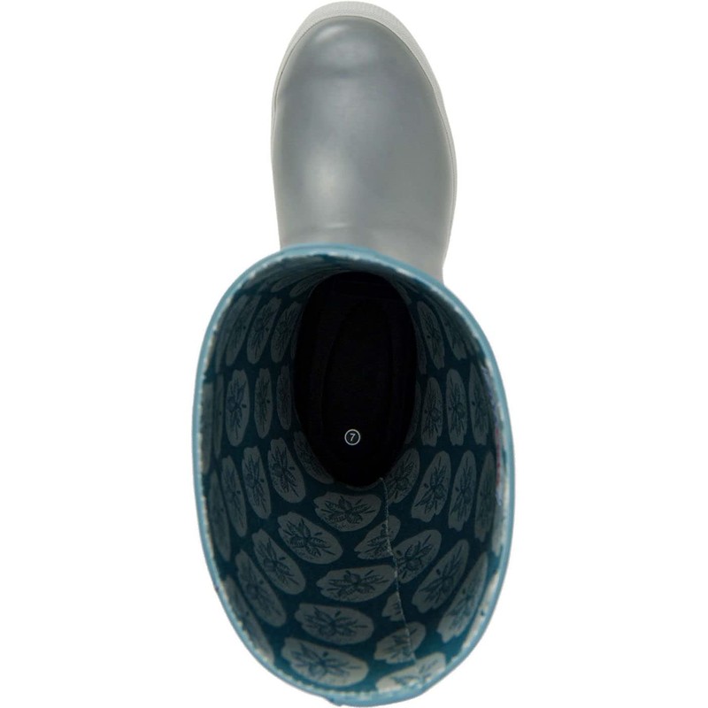 Xtratuf Women's 15 Inch Salmon Sisters Legacy Boot, Gray/Sand Dollar,