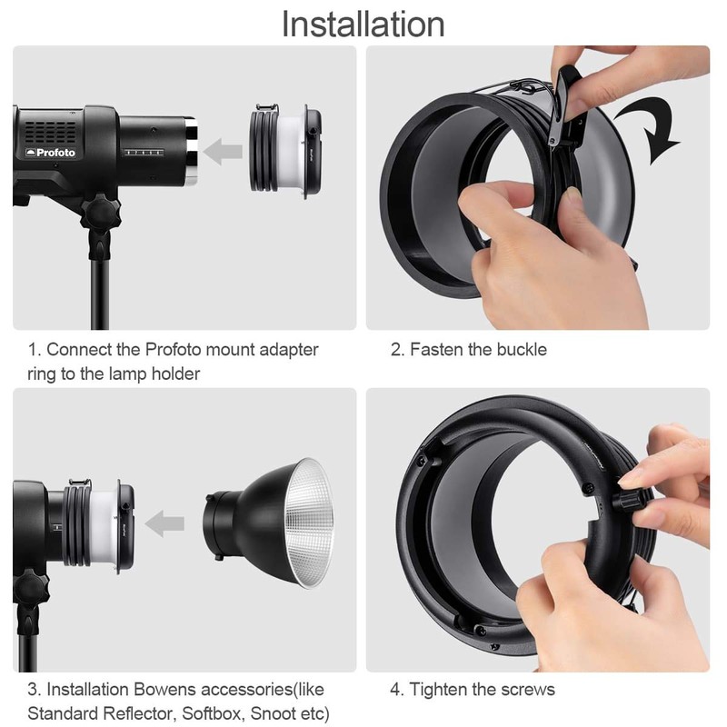 Fomito Photo Studio Speedring for Profoto to to Bowens Mount
