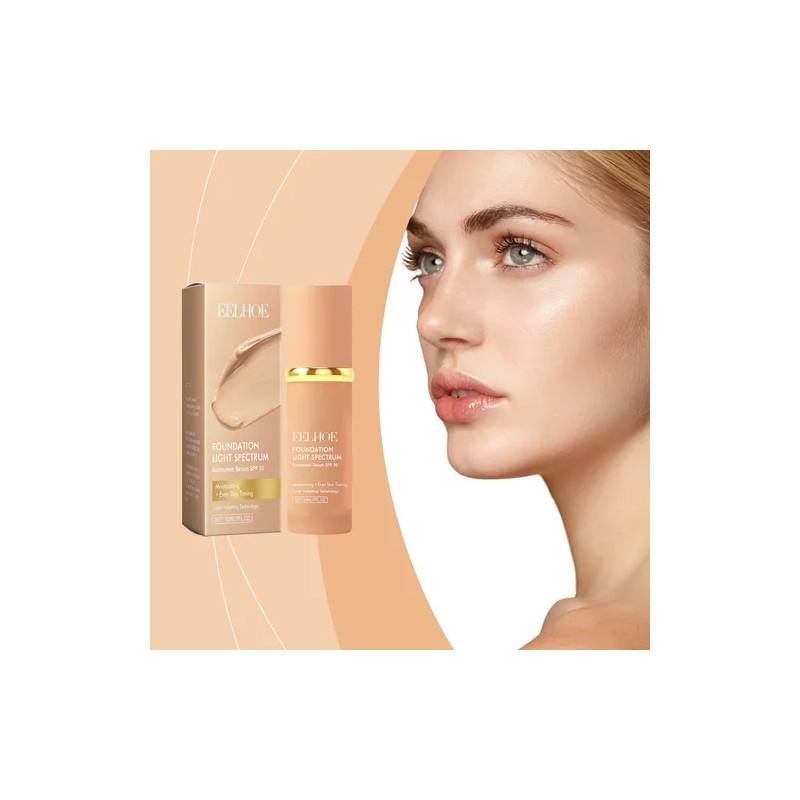 2pcs Base Para Piel Madura Que Cambia De Color |