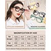 MARE AZZURO Oversized Reading Glasses 1.00+ Women Fashion Large Readers