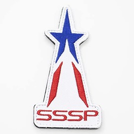 Groove Garage Thin Ultraman SSSP Mark Patch, Removable, Approx. W 3.9 x H 1.0 inches (100 x 26 mm), Polyester, Nylon