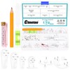 Cimeton Invisible Nail Plastic Photo Frames Hooks for Hanging Artworks