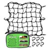 15"x15" Universal Truck Bed Net Black Latex Bungee Cargo Net