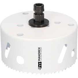 Mandrex SpeedxCut Hole Saw Cutting Depth 45 mm Highly Efficient Drill Bit Diameter 68 mm - Liquid Drilling with Less Pressure