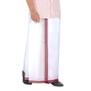 Stylesindia Cotton Dobby Design Border Dhotis Cotton Vesti Mundu Sarong