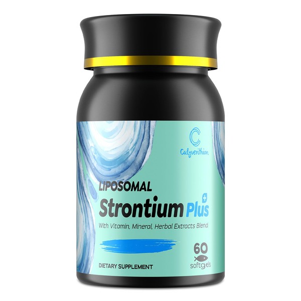 Calyverithion Liposomal Strontium Citrate 680mg–Advanced Bone Density & Joint Support