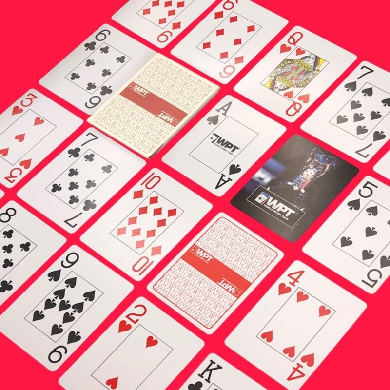 WPT GGpoker W&Berry Poker Plastic Playing Cards 100% Plastic Waterproof