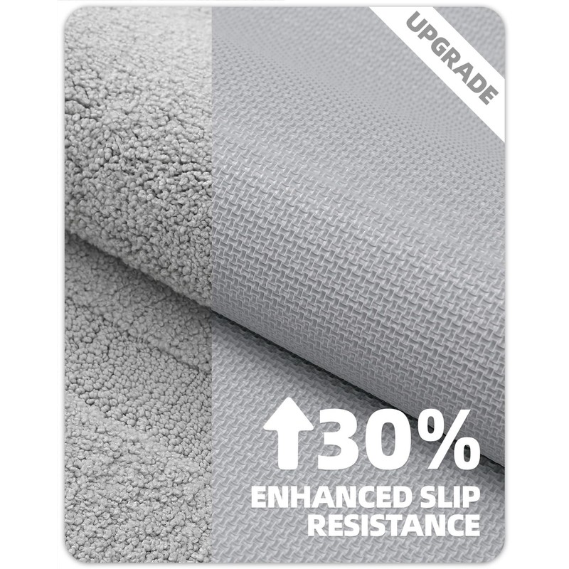 COLOR&GEOMETRY Small Bath Mat, Extra Soft Bathroom Mat Non Slip