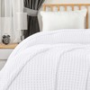 Utopia Bedding Utopia Bedding White 100% Cotton Waffle Blanket 300