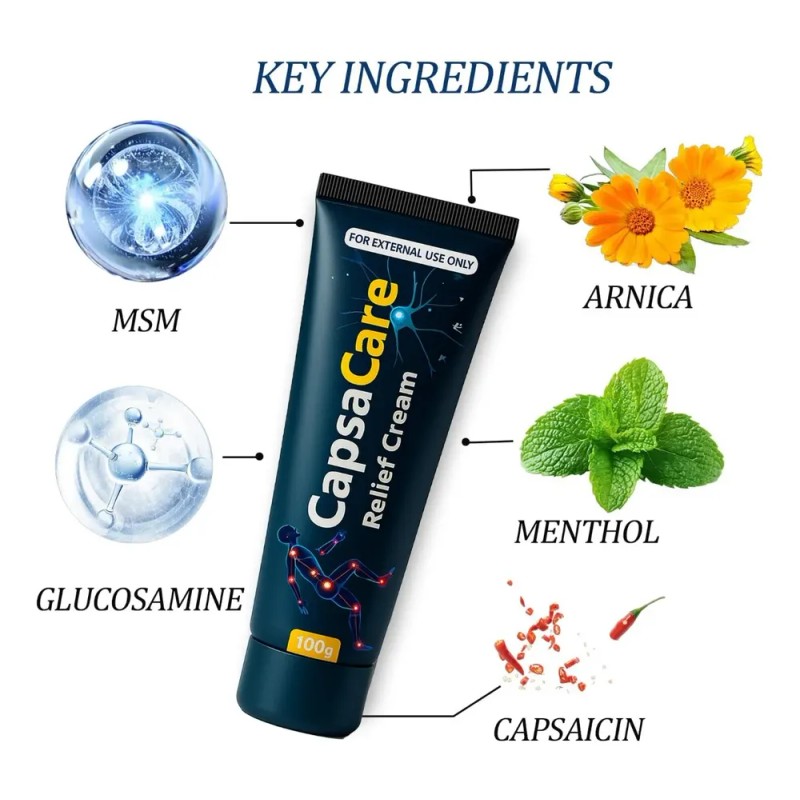 Crema De Alivio De Neuropatía Capsacare -capsaicina Y Arnica