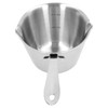 Hominas Milk Pot with Spout, Butter Melting Pot Stainless Steel