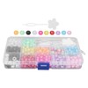 GOTOTOP Dreadlocks Hair Beads, 360 Piezas, Plástico, Resina, Colorful, DIY
